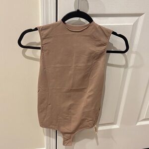 SKIMS Tan Sleeveless Bodysuit
